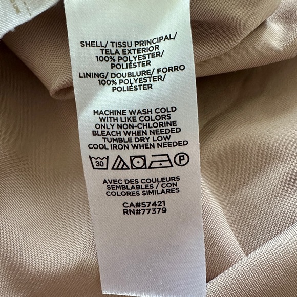 Ann Taylor Midi Skirt in Cream and Tan Zebra Print - Size 12 - Picture 7 of 10